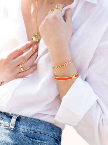 Bracelet tangerine bangle up femme