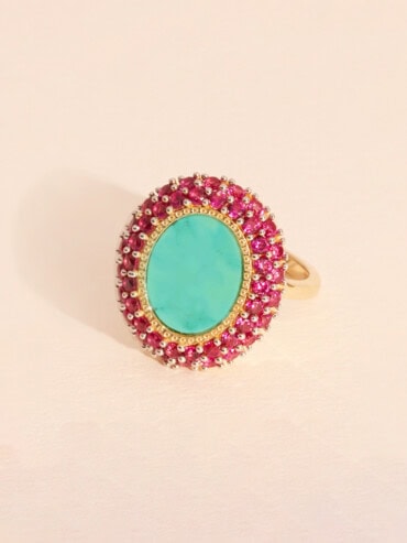 Bague mirage turquoise