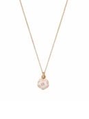 Collier fleur Tiny iris cristal