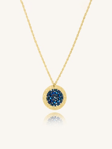 Collier Isabella bleu marine