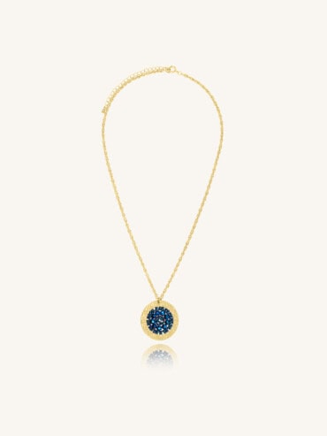 Collier Isabella Bleu marine