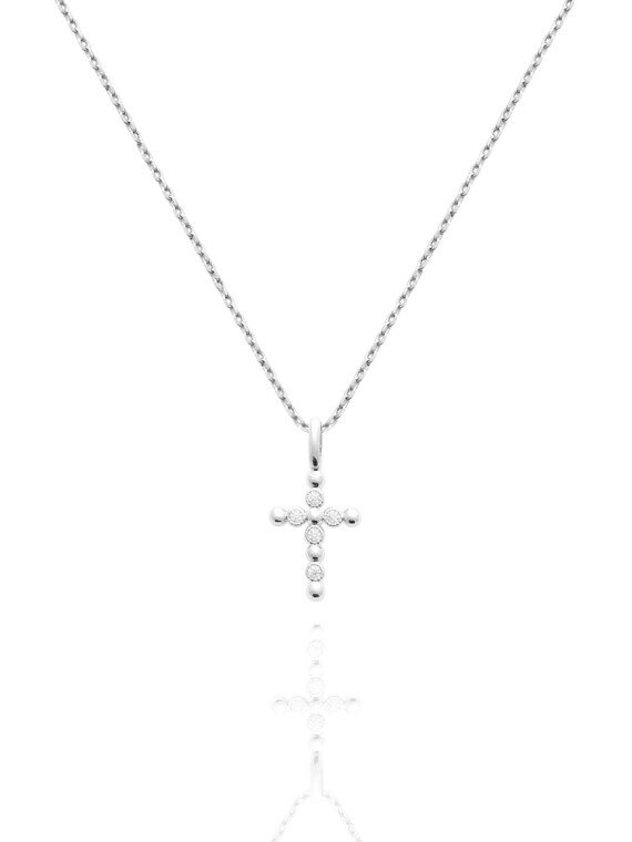 Collier croix argent allegra