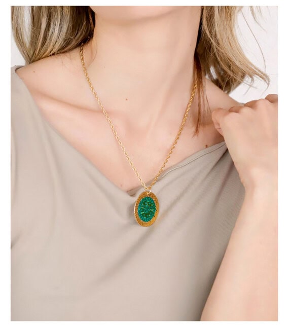 Collier Isabella Vert émeraude