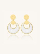 Boucles mini luna blanc