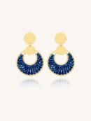 Boucles mini luna marine