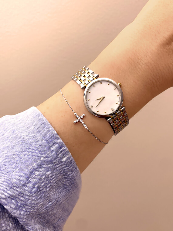 Bracelet croix argent Allegra